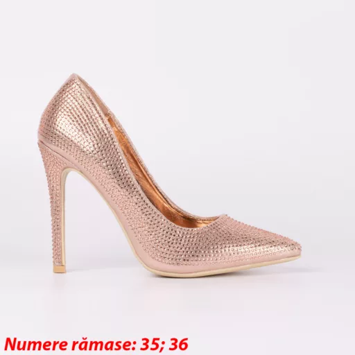 Pantofi Eleganti Dama 98273-28 Rose Gold