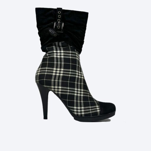 Botine Dama b72-5 Negru
