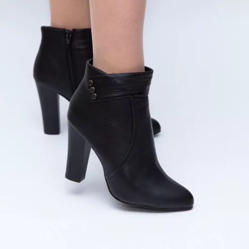 Botine Dama 92275 Negru
