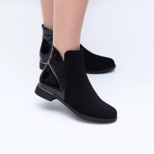Botine Dama b22-802a Negru