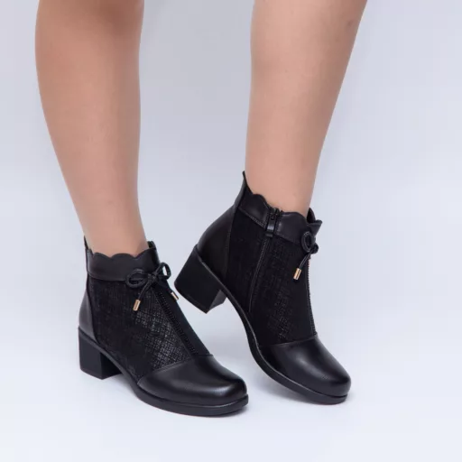 Botine Dama g600-1 Negru