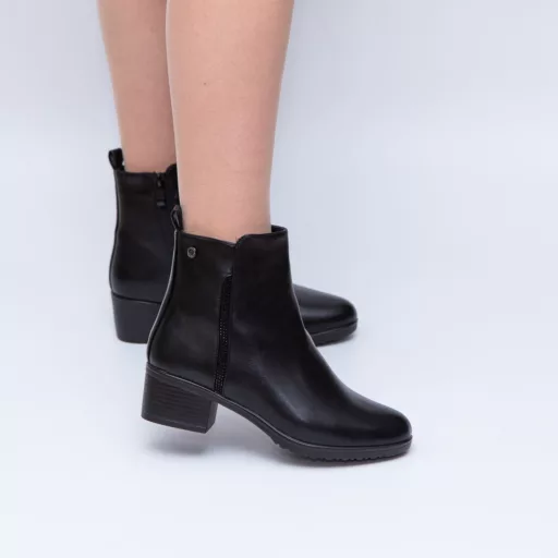 Botine Dama 1286 Negru