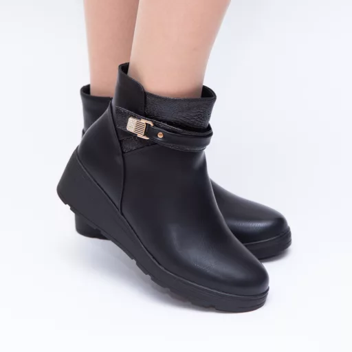 Botine Dama g602-1 Negru