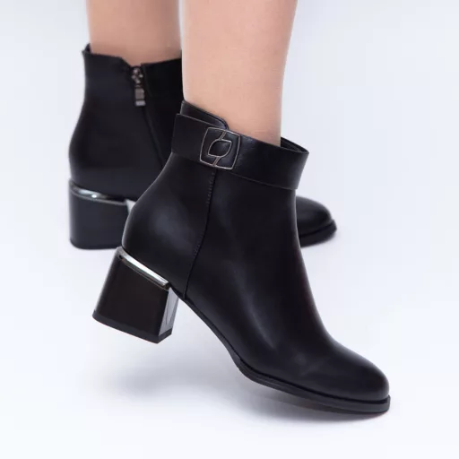 Botine Dama t172-1 Negru