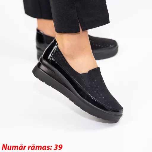Pantofi Casual Dama q287 Negru