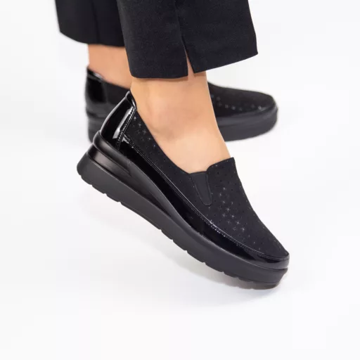 Pantofi Casual Dama q287 Negru