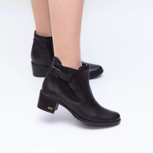Cizme Dama Luciana Negru din piele naturală