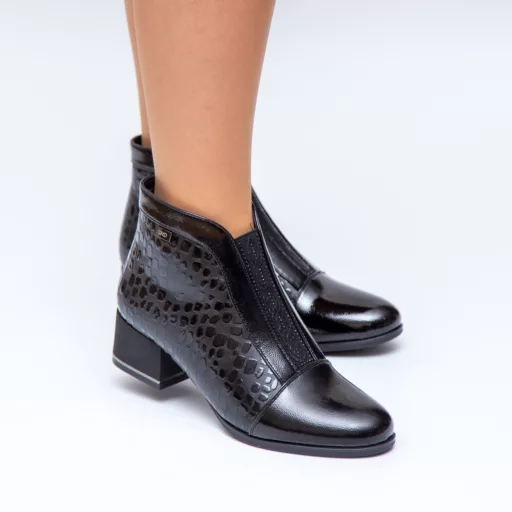 Botine Dama p2001-1 Negru