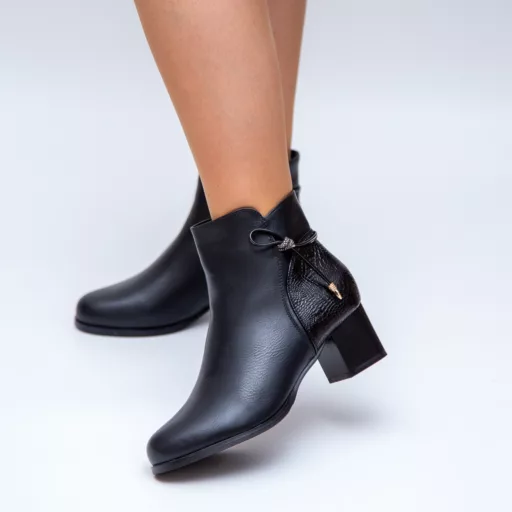 Botine Dama let682-1 Negru