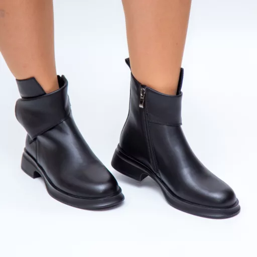 Ghete Dama tn6443 Negru din piele naturală