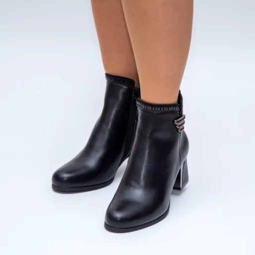 Botine Dama wq-11 Negru