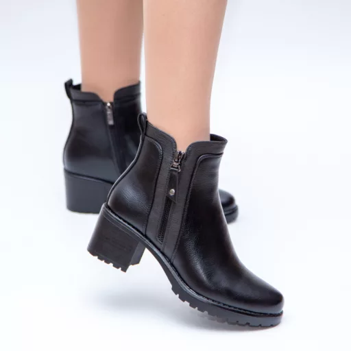Botine Dama c86 Negru