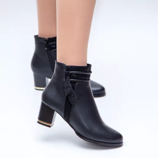 Botine Dama g606-1 Negru