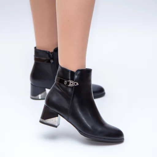 Botine Dama pl331-1 Negru