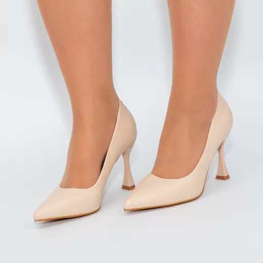 Pantofi Eleganti Dama lu-172 Bej