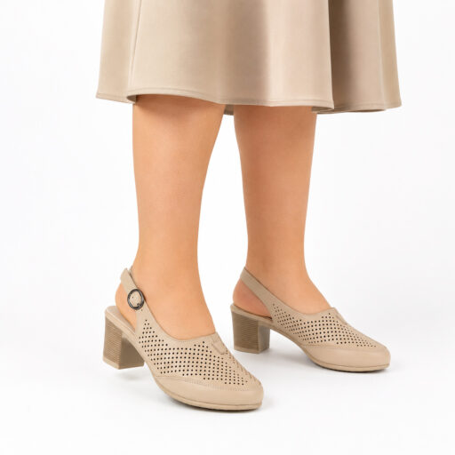 Pantofi Eleganti Dama 6272 Bej