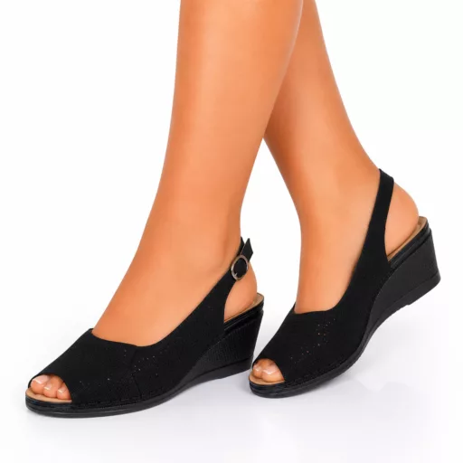 Sandale Dama cu platformă b509-1 Negru