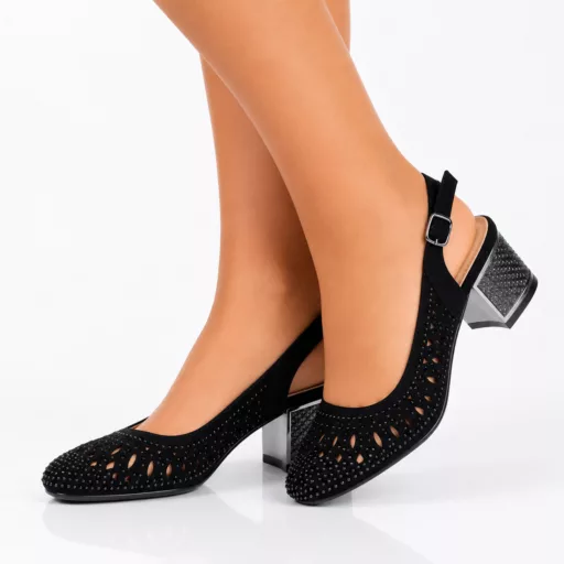 Pantofi Eleganti Dama 2a850-2 Negru