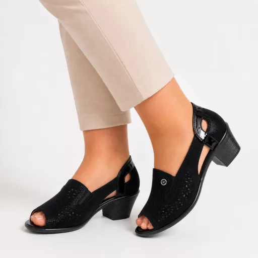 Pantofi Eleganti Dama 7238-1 Negru