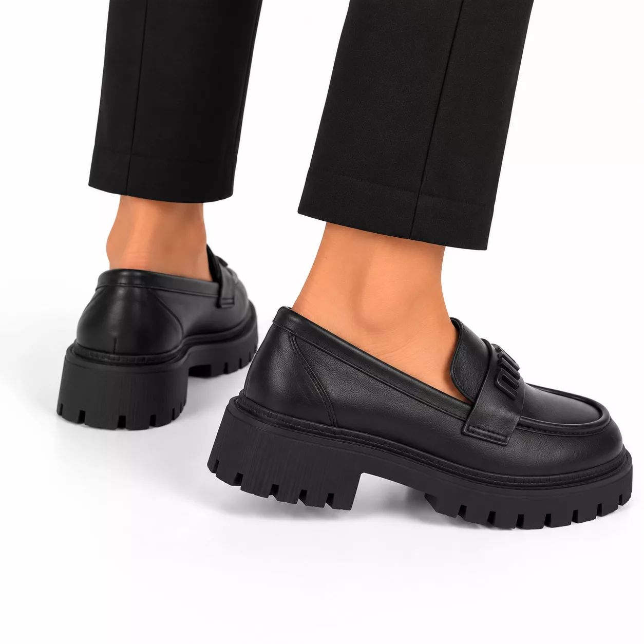 Pantofi Casual Dama t832 Negru - imagine 4