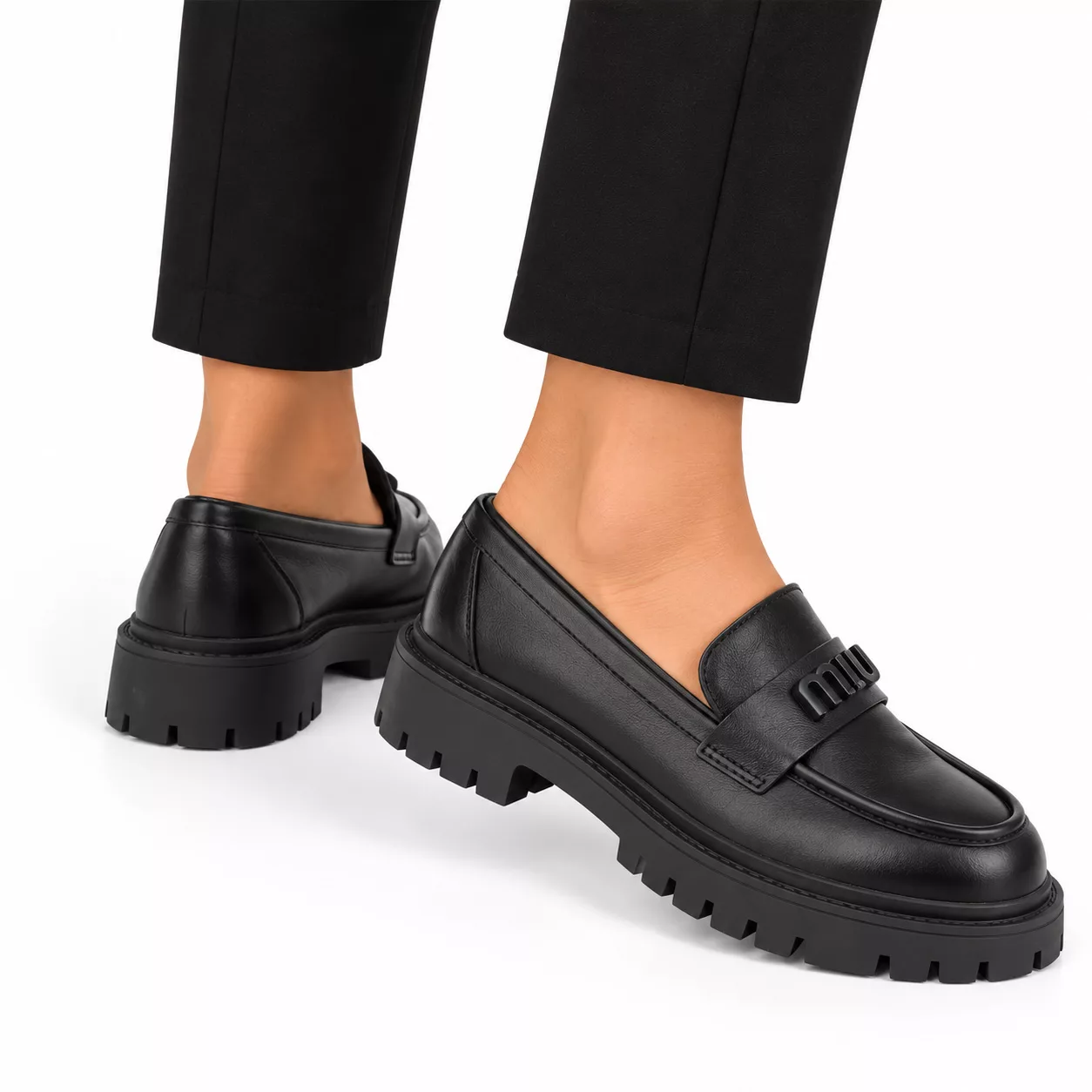 Pantofi Casual Dama t832 Negru - imagine 3